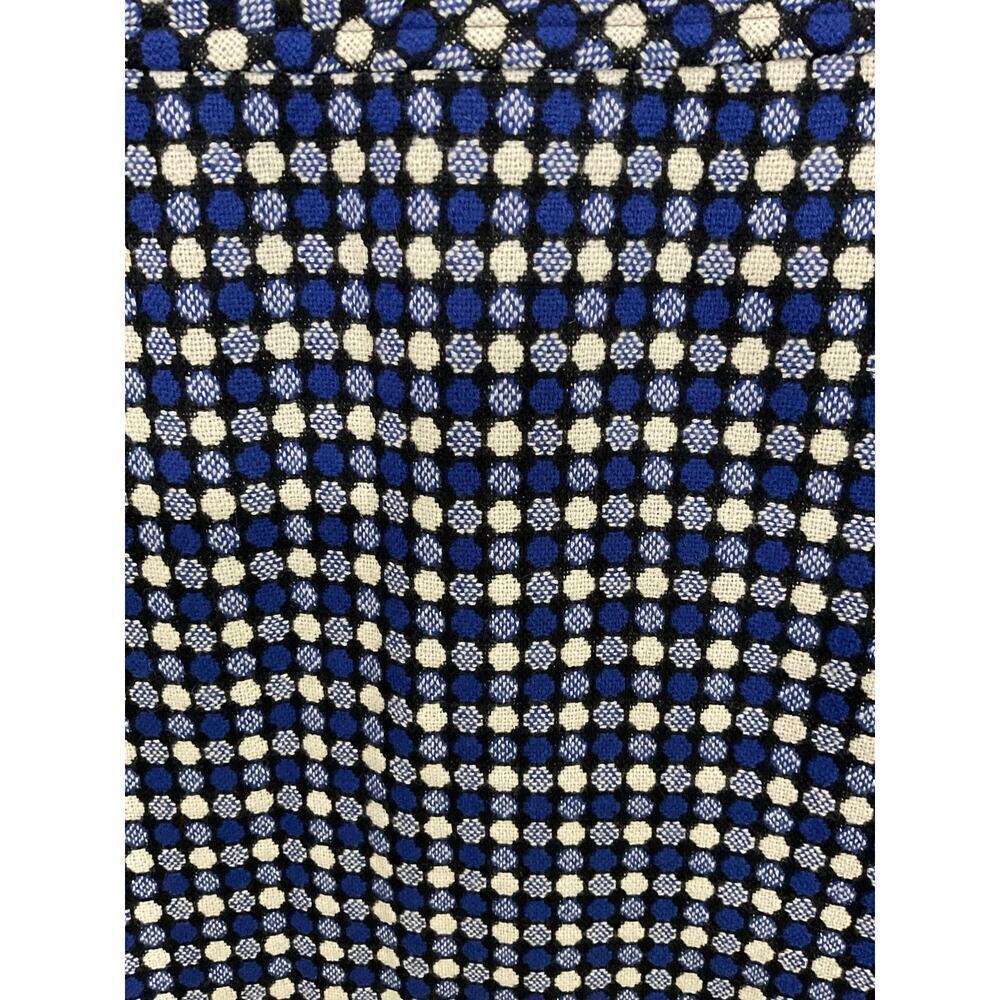 Talbots Mod Style Wool Blend Tweed Skirt High Waist Blue Size 2 XS - Picture 4 of 7